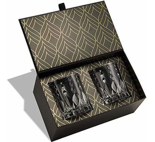 Vasos De Whisky De Cristal Bohemio Juego De 2 Vasos De ...