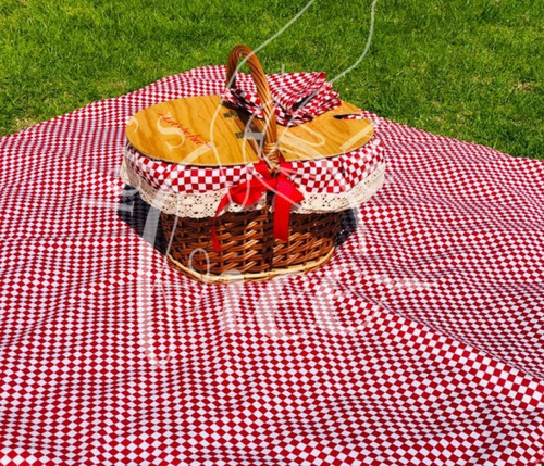 Canastas, Canastas Para Picnic Con Set Completo,
