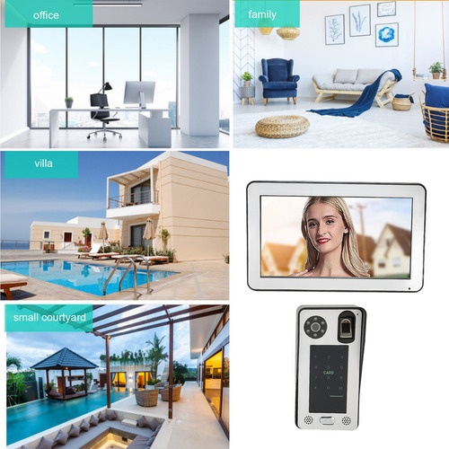 Timbre Con Intercomunicador Wifi De 10 Pulgadas Con Acceso P