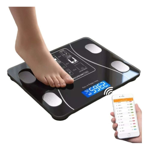 Balanza Smart 180 Kg Inteligente Digital Con App Obesidad 