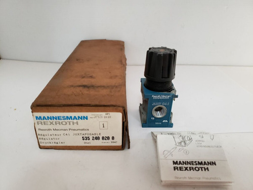 Rexroth Mecman 5352400200 Pressure Regulator, 12 Bar Ccs