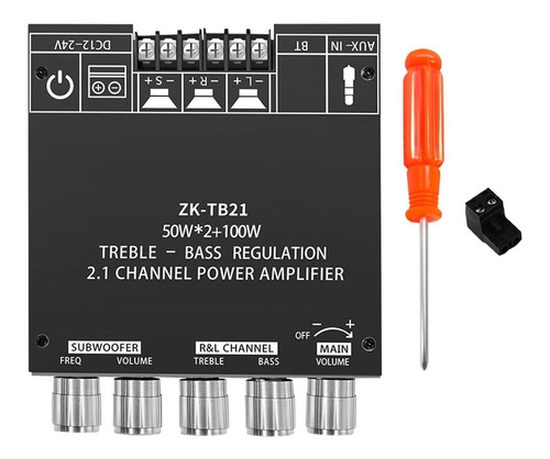 Módulo Amplificador De Audio De 2x50w + 100w, Placa