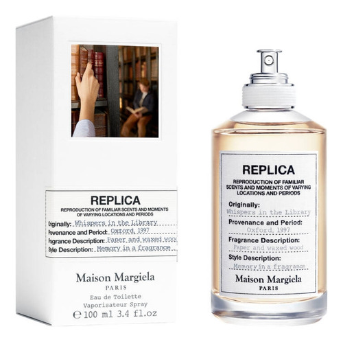 Eau de toilette Replica Whispers In The Library, 100 ml, Maison Martin Margiela, París, unisex, unisex