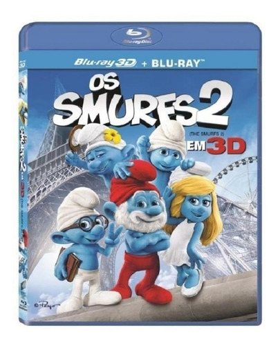 Blu-ray 3d Os Smurfs 2   Usado