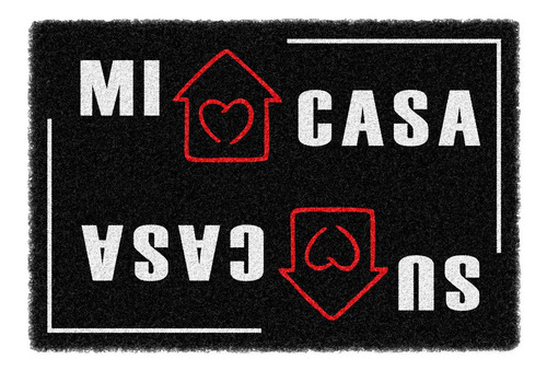Tapete Capacho divertido Boas-vindas Mi Casa su casa