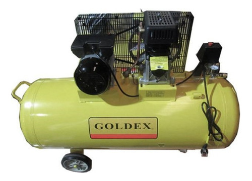 Compresor De Aire Monofasico 3hp 200lts. Goldex