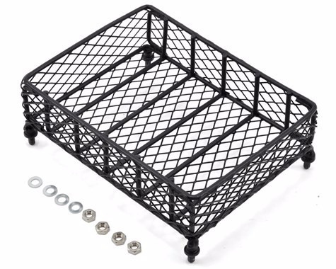 Crawler Scale Metal Mesh Roof Rack Luggage Tray (13x10x3.5cm