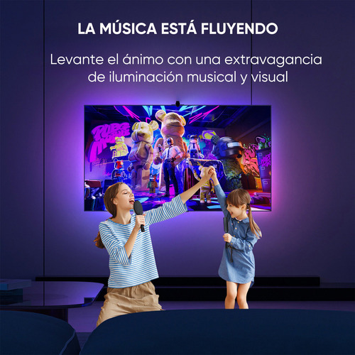 Cámara Rgbic Con Luz Led De Inmersión Para Tv Tira.