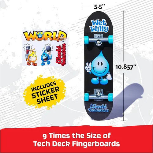 Tablero Tech Deck World Industries 10 - Mini Patineta Finge