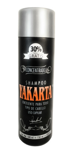 Shampoo Concentrado Yakarta 650 Ml Envio Full