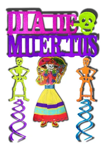 Decoración Día De Muertos Catrina Papel Crepe Paq 10 Pzas | Envío gratis Decoración Día De Muertos Catrina Papel Crepe Paq 10 Pzas | Envío gratis