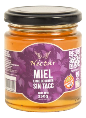 Miel Liquida En Frasco Nectar De Los Dioses 250 Gr