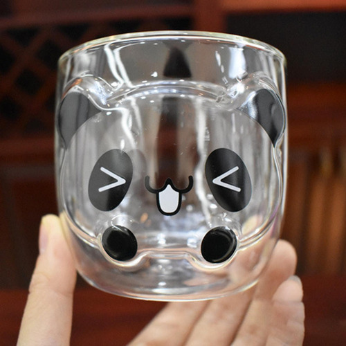 Taza De Vidrio De Borosilicato De Doble Pared De 280 Ml Para