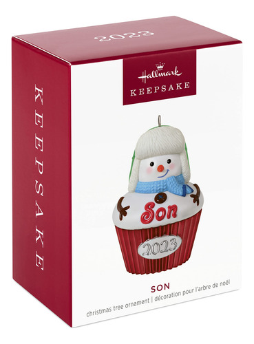 Adorno Navideño Hallmark Keepsake 2023 Son Cupcake
