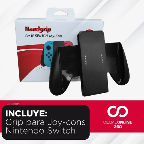 Imagen 3 de 9 de Accesorio Grip Para Joy Con Nintendo Switch Handgrip