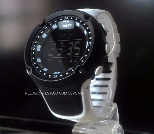 Relógio Digital Pulseira Led Pulso Masculino Feminino-branco