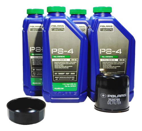 2012 Polaris Rzr 4 Xp 900 Oem Complete Service Kit & Oil Zze