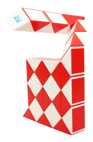 Cubo Magico 3x3 De Rubik 3x3x3 Vibora 36 Partes Color Rojo