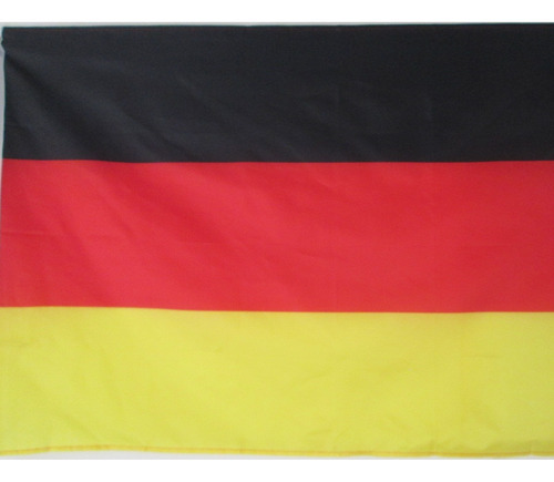 Bandera De Alemania Tamaño 90x150cm Doble Faz Tela Poliester