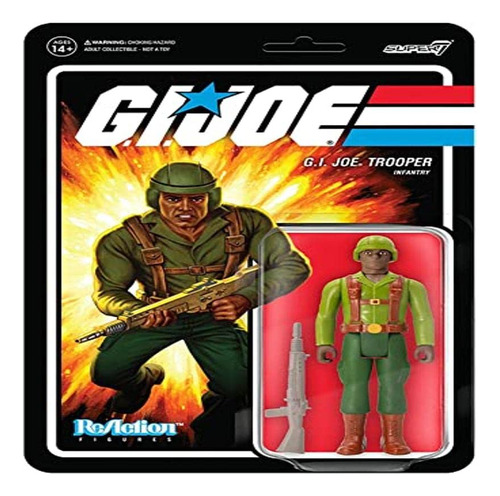 Figuras De Reaccion G.i. Joe Wave 1 - Greenshirt (marron)