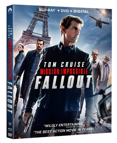 Blu-ray + Dvd Mission Impossible Fallout Mision Imposible 6