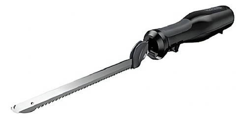 Cuchillo eléctrico Black & Decker en caja, color negro