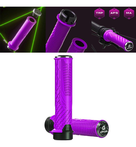 Chulisia 2 Pairs Bike Handlebar Grips Hand Grip Mtb Cycle