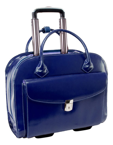 Laptop Briefcase Mcklein Granville 15in Leather W/ Wheels