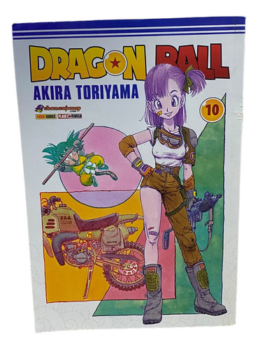 Dragon Ball Nº 10 - Versão Antiga Com Miolo Em Papel Jornal (pisa-brite) - Editora Panini - Capa Mole - 2013 (Usado)