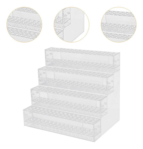 Portalápices Acrílico, Organizador De Brochas De 4 Capas