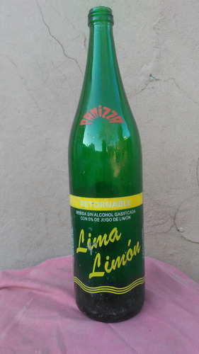 Botella Gaseosa Panizza Lima Limón (Usado)