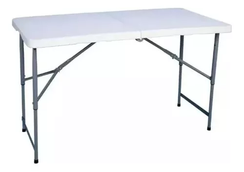 Mesa plegable individual Resina 76x50x42-70cm