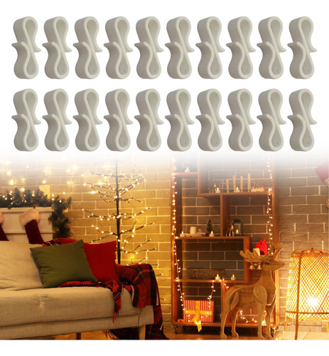 Hooks De Cadenas De Luz Al Aire Libre Clips S 20 Piezas