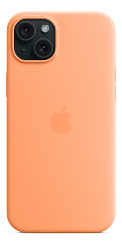 Funda De Silicona Apple Magsafe iPhone 15 Plus Microfibra