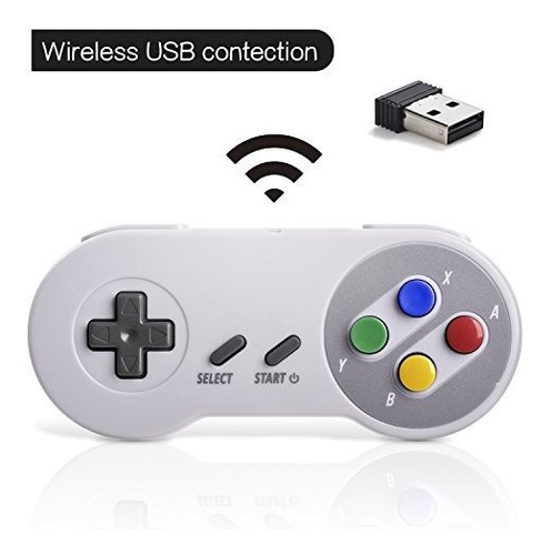 2 Pack Ghz Wireless Usb Controller Para With Sn Game Retro