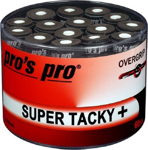 Imagen 1 de 1 de Cubregrips Pros Pro Super Tacky Plus Pack X60 Tenis Padel 