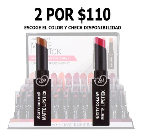 Labiales City Color (matte Lipstick)