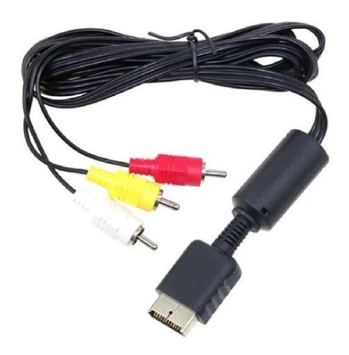 Cable Av Audio Video 3 Rca Playstation Ps1 - Ps2 - Ps3