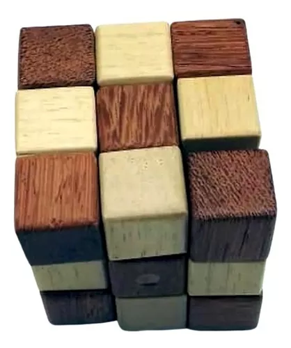 Cubo Madeira Encaixe Quebra Cabeça Puzzle Tetris Wood Rubiks