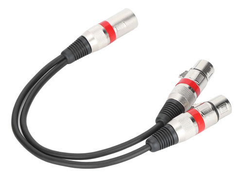Cabo Jorindo Jd6067 0,3 M Xlr Macho Para Duplo Xlr Fêmea Tip