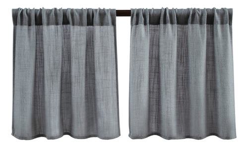 Cortinas De Arpillera Para Cocina, Rústicas, 24 Pulgadas, Gr