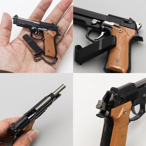 / Llavero Beretta 92f, Modelo Pistola De Metal, De Regalo