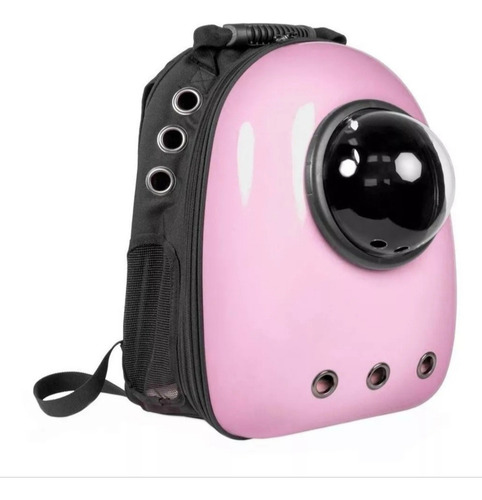 Mochila Domo Perro Gato Bolsa Transportadora Viaje 50516 Color Rosa Claro