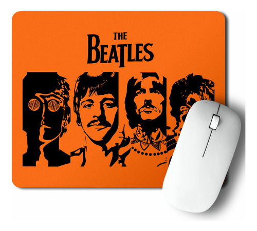 Mouse Pad Beatles Face (d0648 Boleto.store)