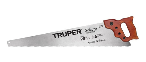 Serrucho Carpintero Mango Madera 28  Selecto Truper Stx-28