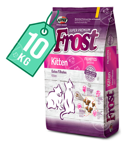 Alimento Frost Kitten Gatitos 10kg + Obsequio. 