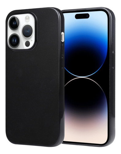 Funda Para Huawei Mate 20 Pro Jelly Pearl Negro Antishock