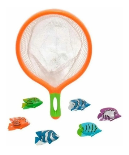 Imagen 2 de 6 de Juego Catching Fish Red De Pesca Baño Pileta En Micieloazul