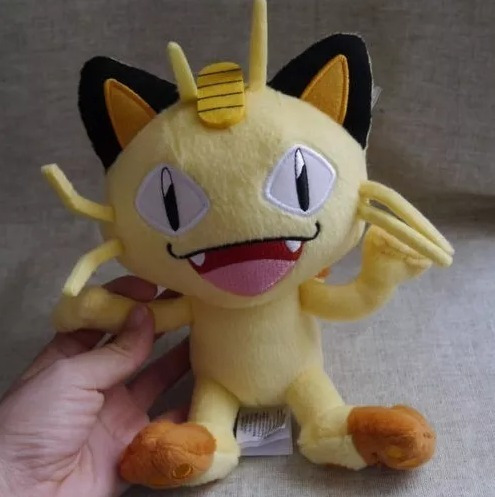 Pelucia Pokemon Miau Meowth 20cm Takara Tomy