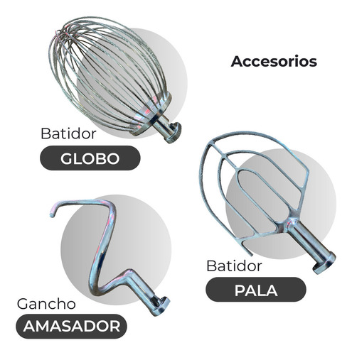 Batidora Amasadora Planetaria Industrial 30l Ascada